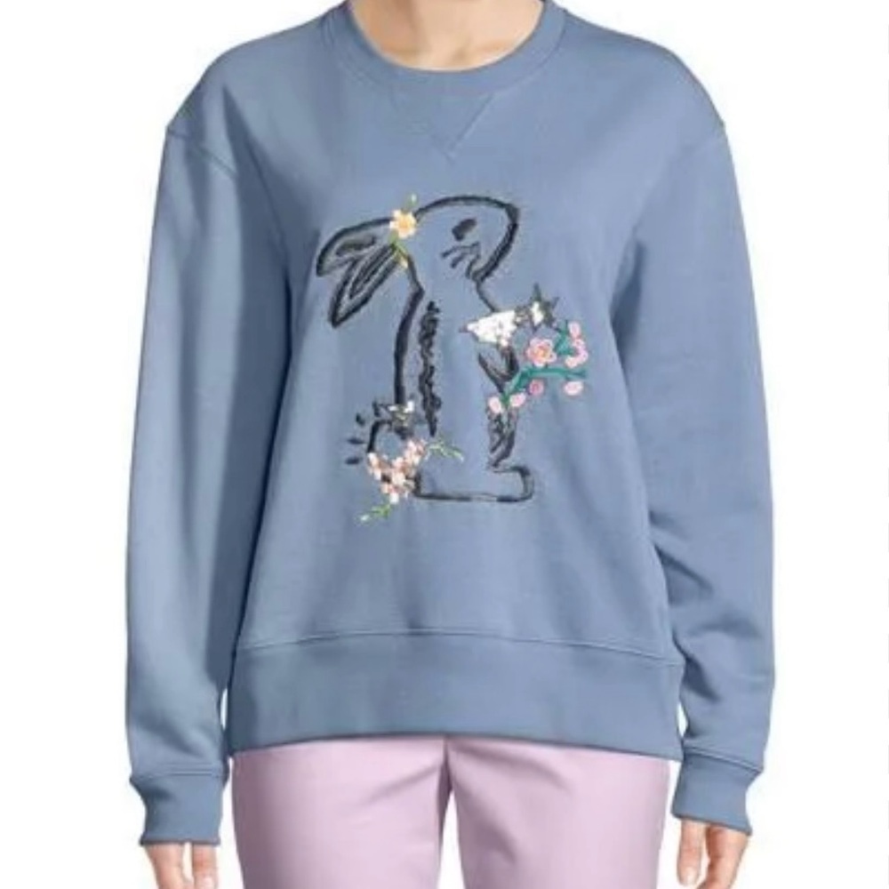 Coach x Selena Gomez bunny sweatshirt S $500- Easter - Picture 4 of 11